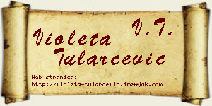 Violeta Tularčević vizit kartica